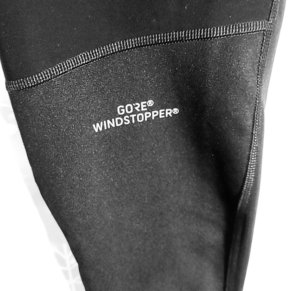 GORE WIND STOPPER RUNNING LEGGINGS ELASTIC WAIST ANKLE ZIP WOMEN'S SIZE L - Picture 4 of 10